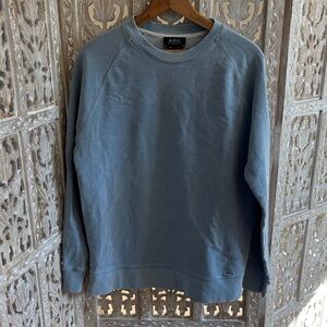A.P.C. Rue Madame Paris Men’s Cotton Sweatshirt Made in Portugal Size M